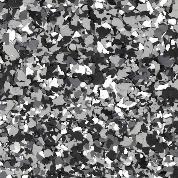 The image shows a random, non-uniform pattern of gray and black speckles, resembling a close-up of a granulated or speckled surface.